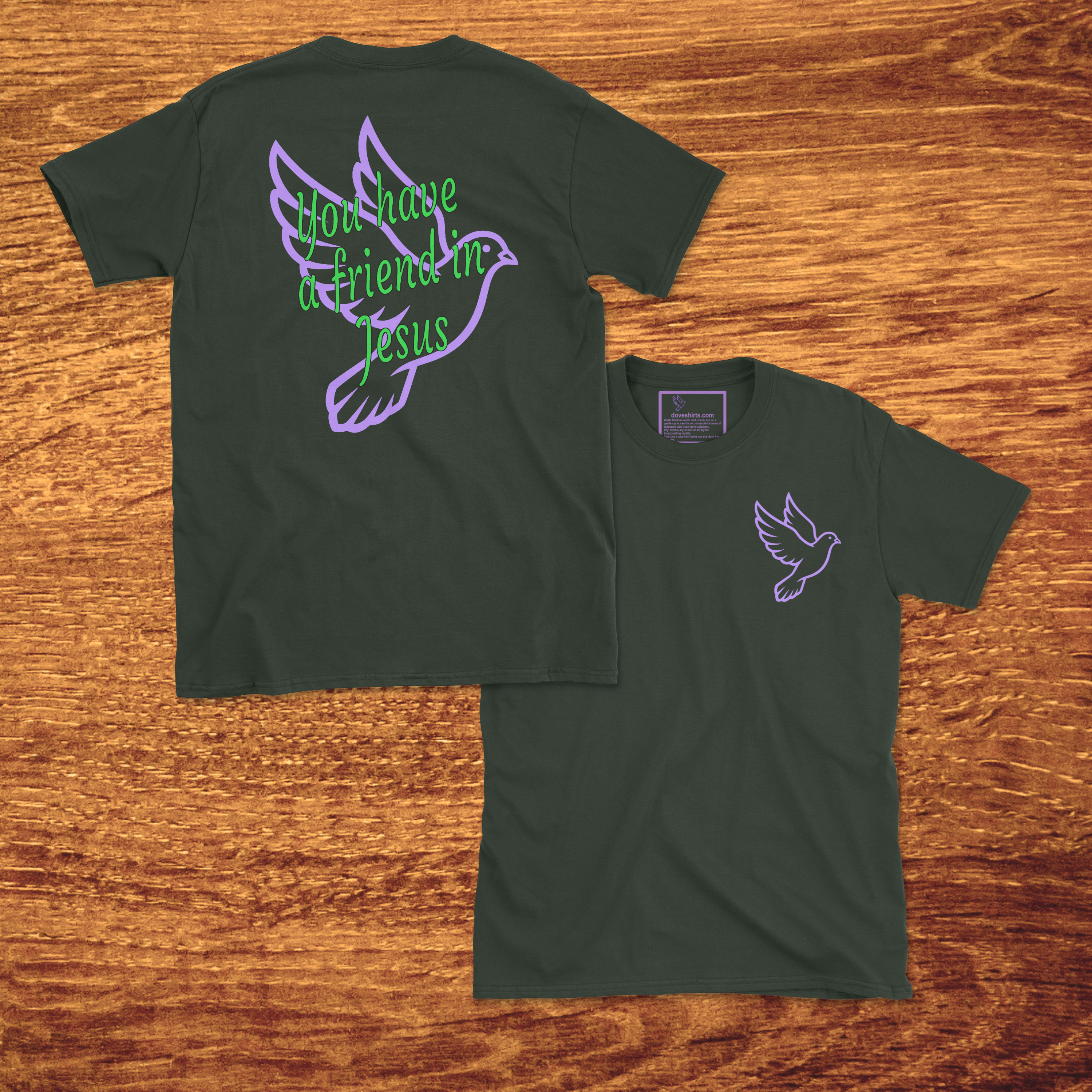 You Have a Friend in Jesus, Made to Order Adult T-Shirt, Gildan Softstyle 4.5 oz 100% Ring Spun Cotton Tee