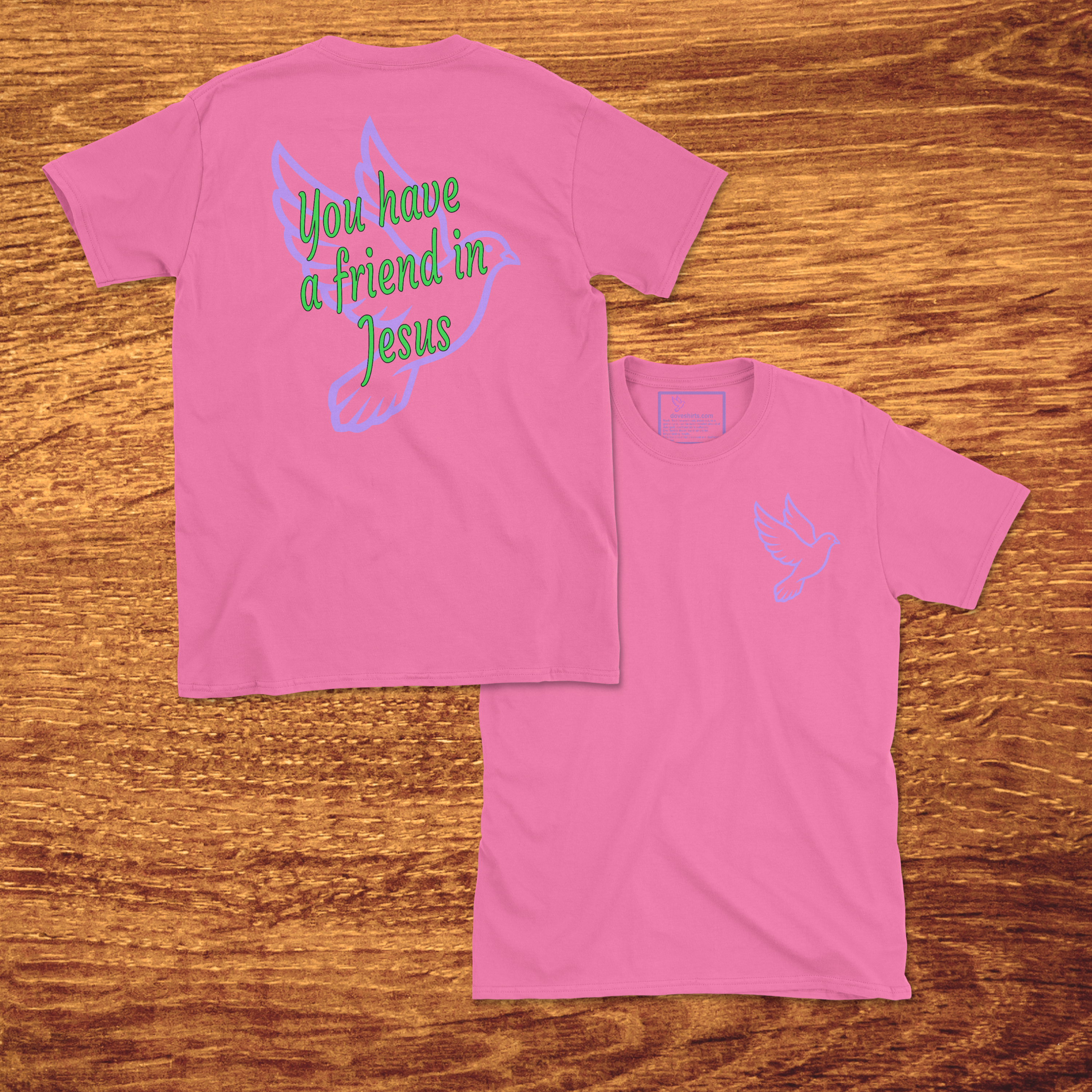 You Have a Friend in Jesus, Made to Order Adult T-Shirt, Gildan Softstyle 4.5 oz 100% Ring Spun Cotton Tee