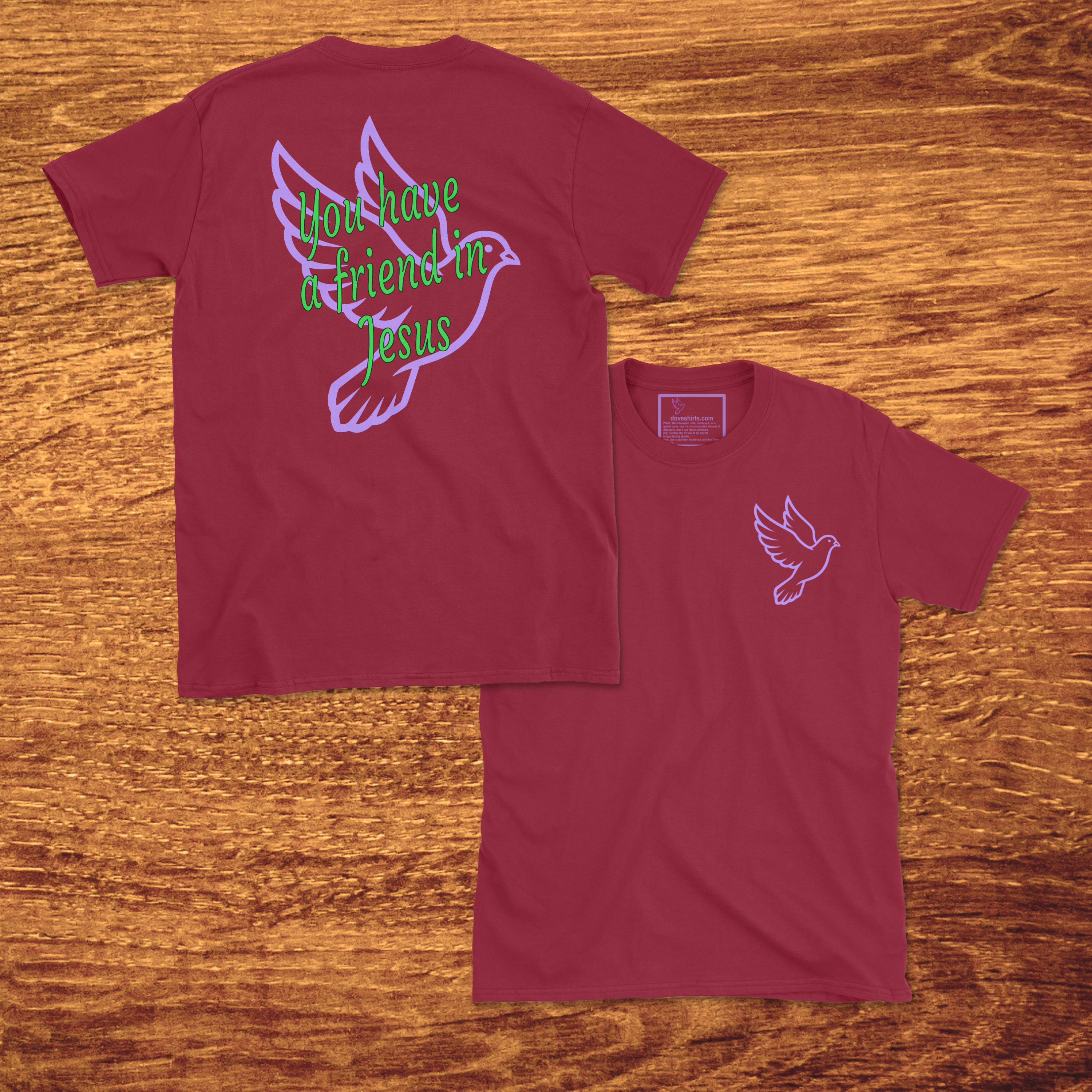 You Have a Friend in Jesus, Made to Order Adult T-Shirt, Gildan Softstyle 4.5 oz 100% Ring Spun Cotton Tee