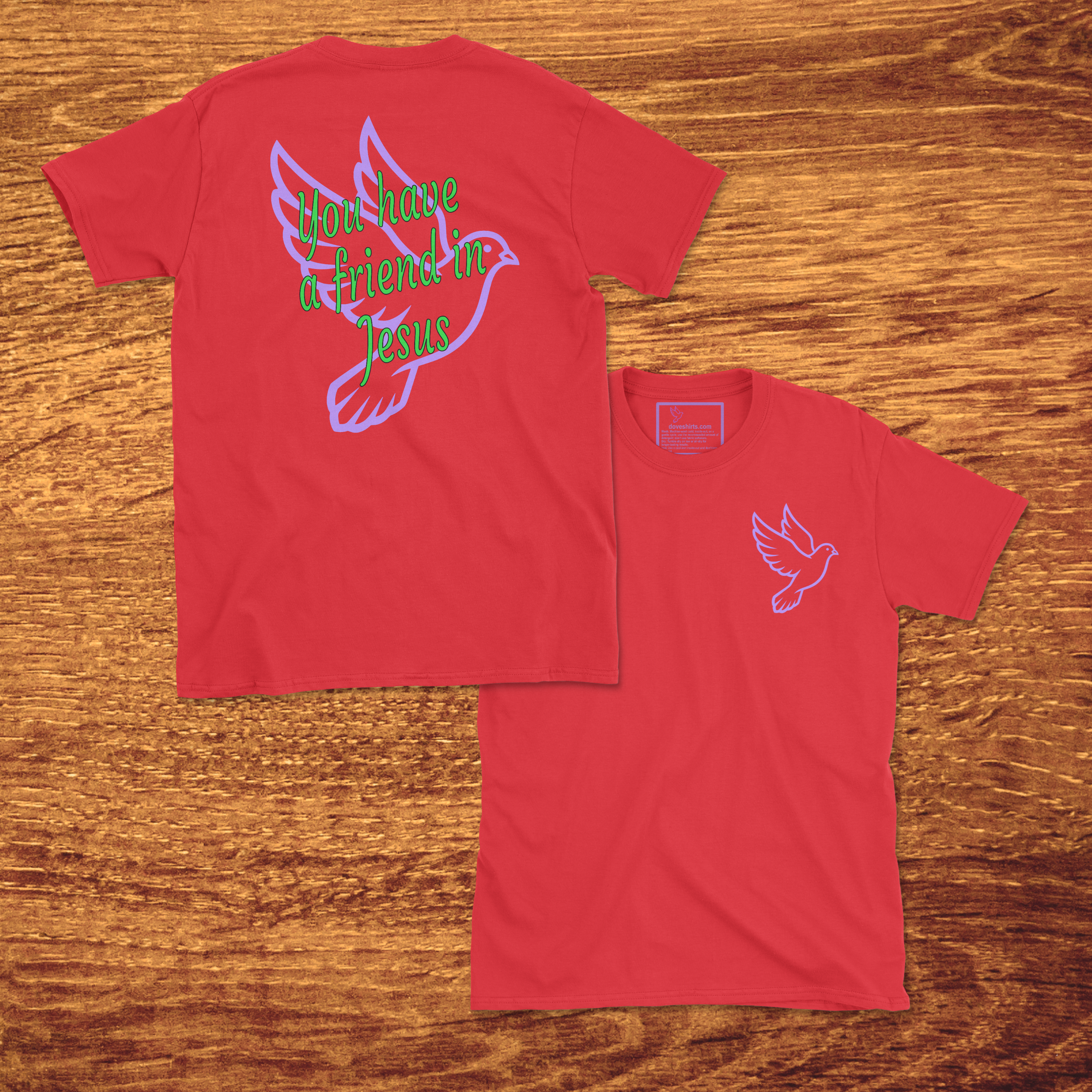 You Have a Friend in Jesus, Made to Order Adult T-Shirt, Gildan Softstyle 4.5 oz 100% Ring Spun Cotton Tee