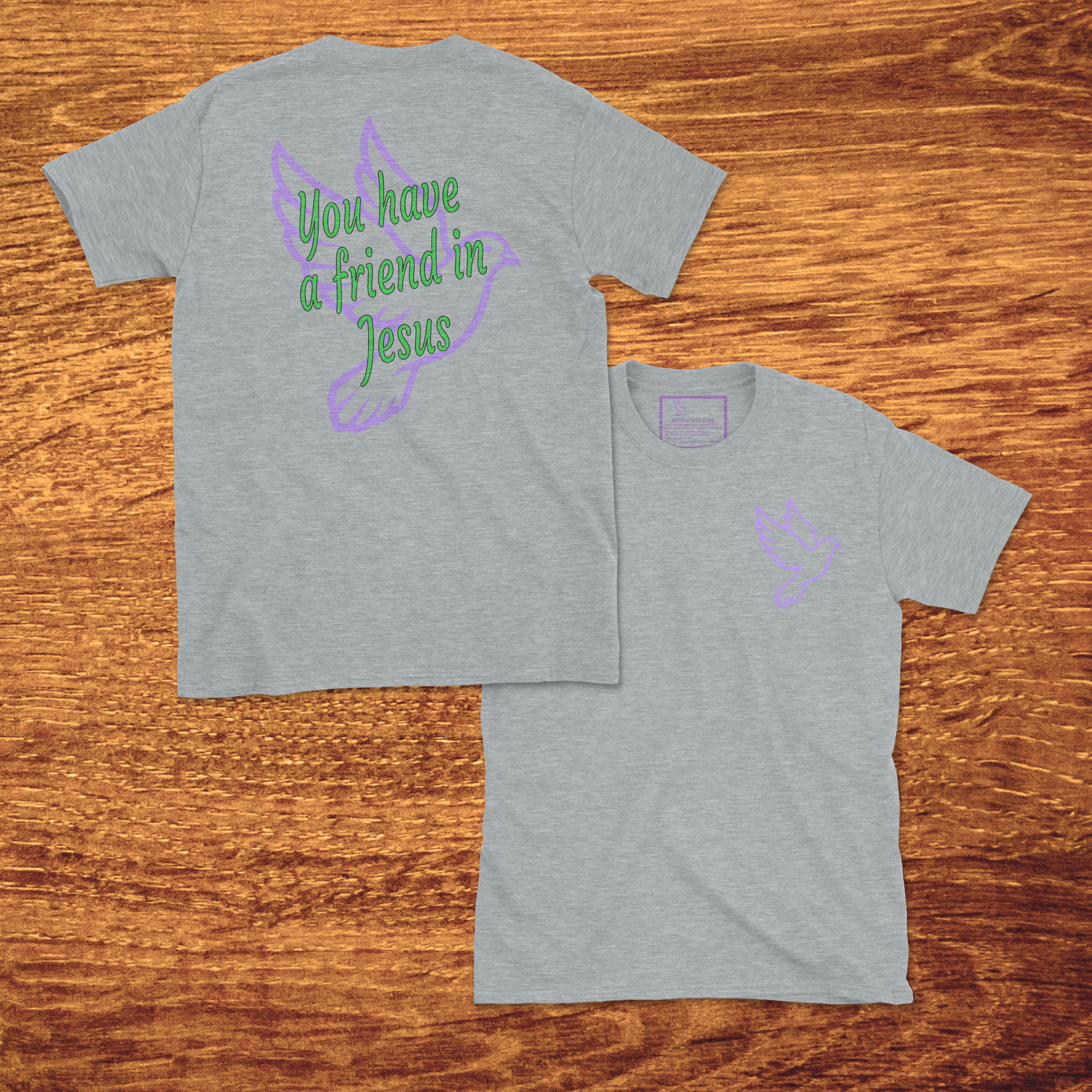 You Have a Friend in Jesus, Made to Order Adult T-Shirt, Gildan Softstyle 4.5 oz 100% Ring Spun Cotton Tee